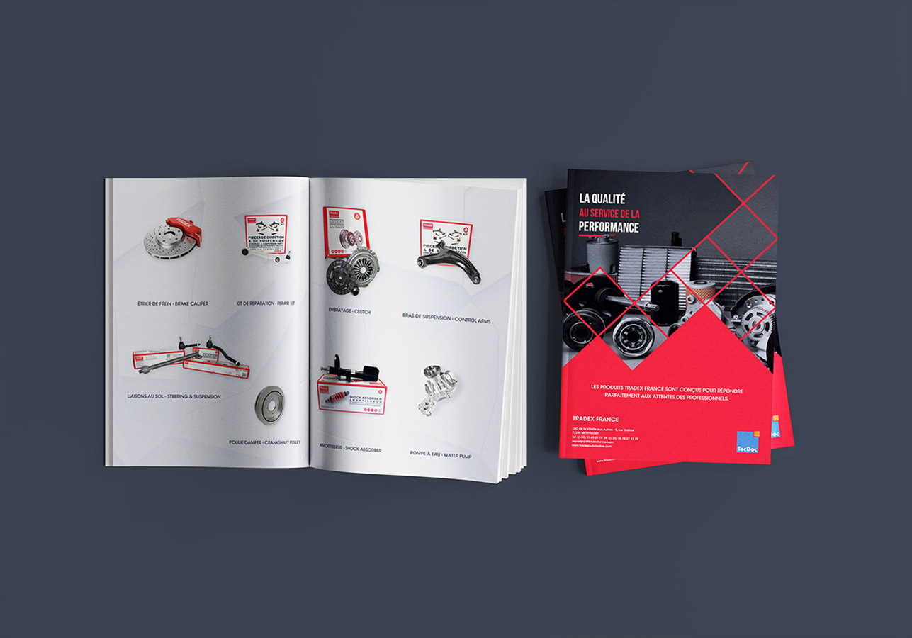 2022-08 Balloo Web Agency – Création de brochure Tradex France